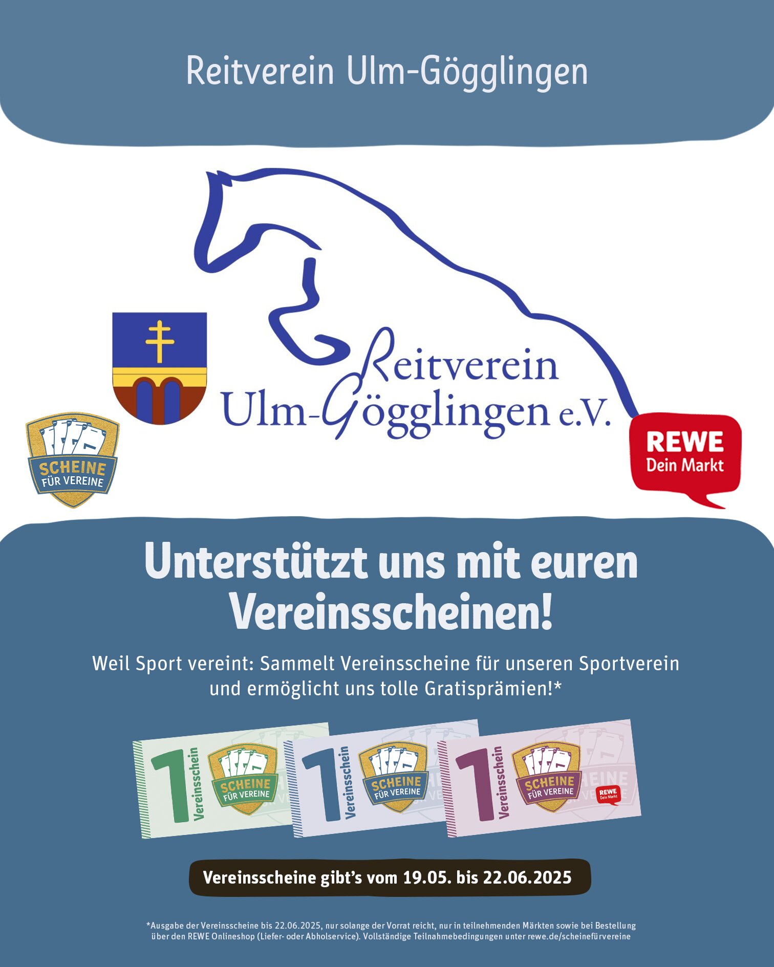 Scheine für Vereine Poster